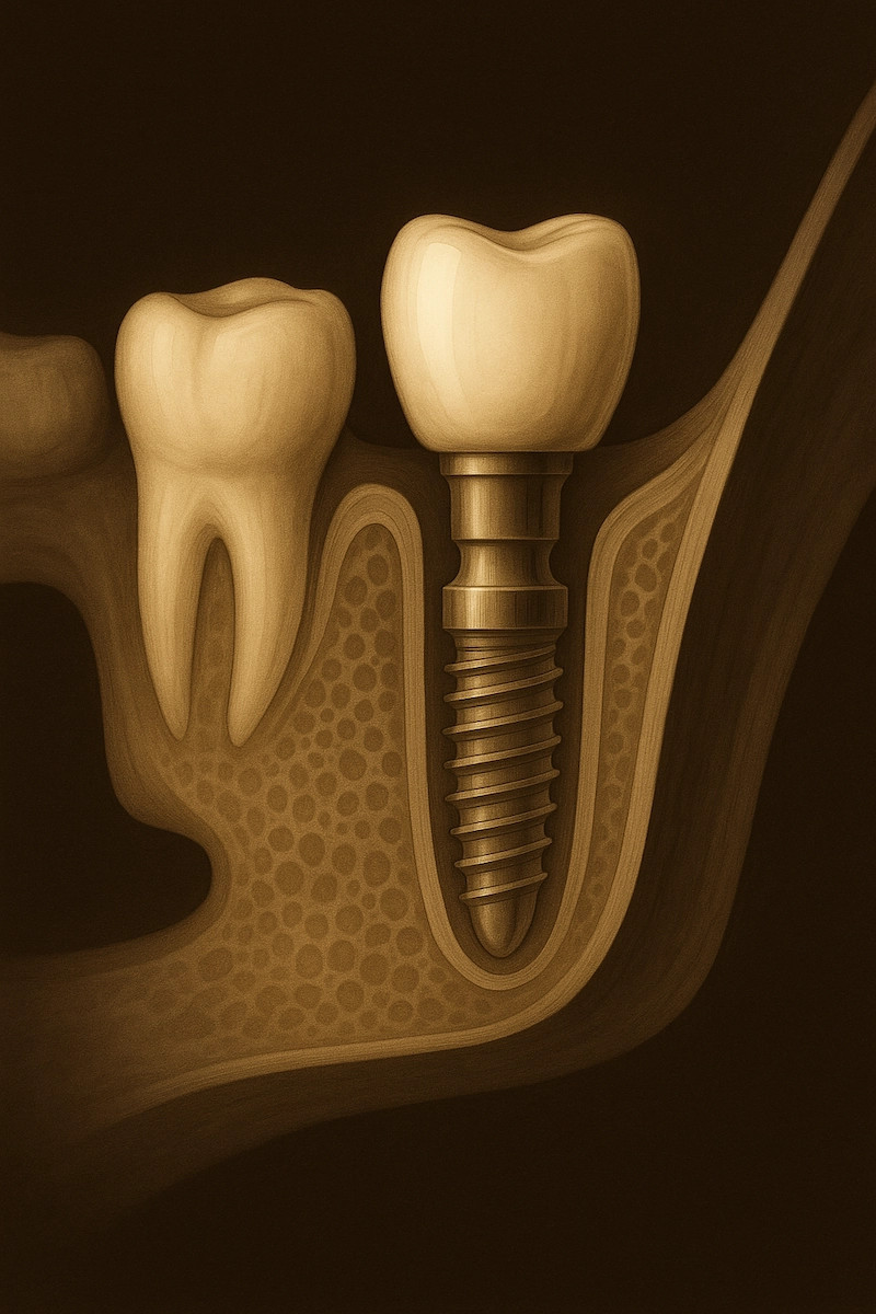 Položaj implantata u vilici