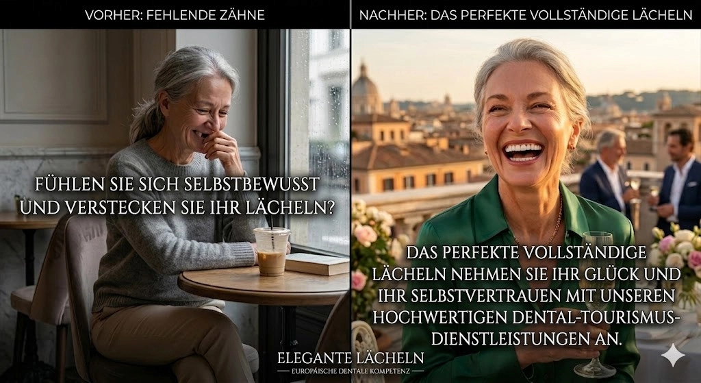 Elegante lacheln